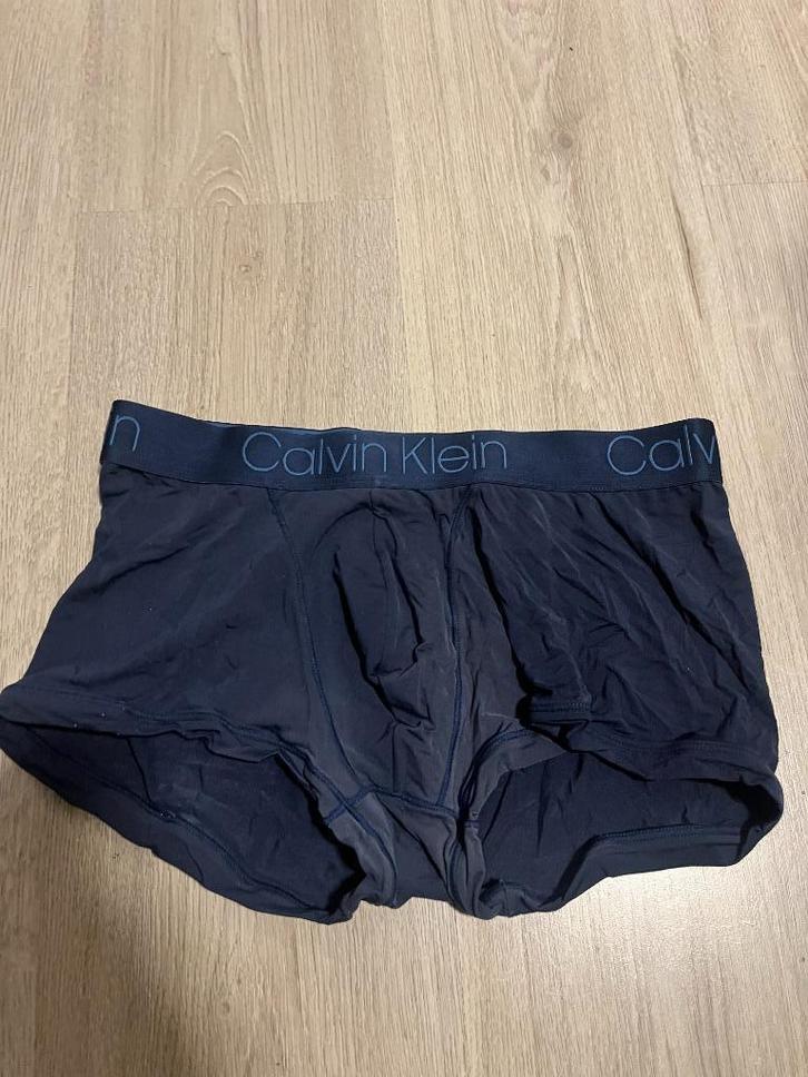 Calvin Klein blauwe boxers maat M, Kleding | Heren, Ondergoed, Boxer, Blauw, Verzenden