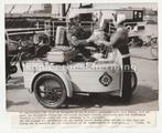 A.N.W.B. motor met zijspan terugkeer uit Zweden wegenwacht, Gebruikt, Verzenden, Foto, 1940 tot 1960