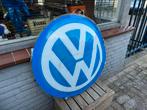 Vintage Volkswagen Logo Reclame Bord, Verzamelen, Ophalen, Gebruikt, ., Lichtbak of (neon) lamp