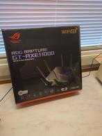 ASUS ROG Rapture GT-AXE11000 WiFi 6E Tri-Band Gaming Router, Computers en Software, Routers en Modems, Ophalen of Verzenden, Zo goed als nieuw