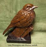 Bronzen vogel Merel., Ophalen, Brons