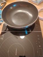 Wokpan - Gebruikt, Huis en Inrichting, Keuken | Potten en Pannen, Ophalen, Gebruikt, Inductieplaat, Aluminium