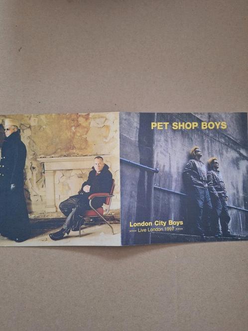 Pet Shop Boys: London city boys, live London 1997 cd, Cd's en Dvd's, Cd's | Rock, Zo goed als nieuw, Poprock, Verzenden