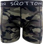 Boxershort - SQOTTON - Camouflage - Kaki - Maat XL, Kleding | Heren, Ondergoed, Ophalen of Verzenden, Boxer, Overige kleuren