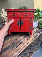 Chinees sieraden kist kastje juwelenkist chinese hout, Ophalen of Verzenden
