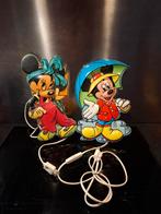 ORIGINEEL DISNEY JAREN 60 SET LAMPEN MINI EN MICKEY MOUSE, Ophalen of Verzenden, Mickey Mouse, Gebruikt, Overige typen