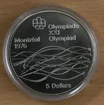 Canada - 5 Dollar Montreal 1976 - Swimming, Verzenden, Noord-Amerika, Losse munt, Zilver