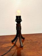 Tafellamp nachtlamp manou rotan, Minder dan 50 cm, Ophalen of Verzenden, Zo goed als nieuw, Vintage jaren 70 seventies