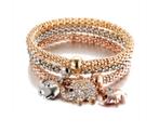 Armbanden-set #olifanten strass, Overige materialen, Nieuw, Ophalen of Verzenden, Met strass