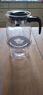 Theepot met warmhoud plaatje, Huis en Inrichting, Ophalen of Verzenden, Gebruikt
