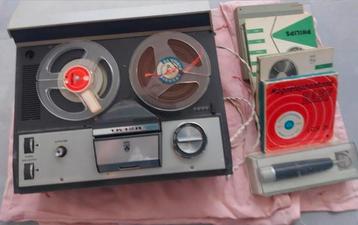 Grundig TK120 Bandrecorder + Microfoon - Werkend! beschikbaar voor biedingen