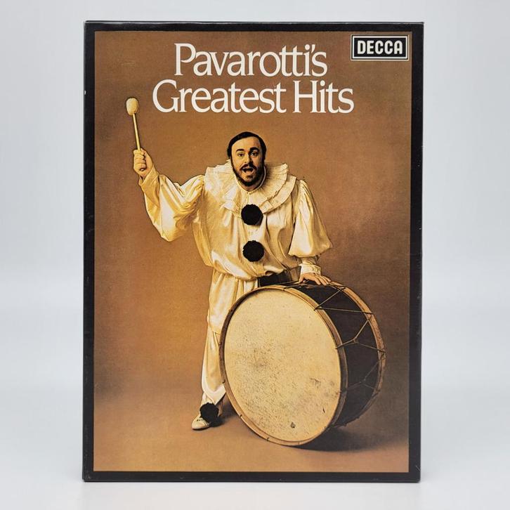 Pavarotti's Greatest hits Audio cassette Box DECCA, Cd's en Dvd's, Cassettebandjes, Gebruikt, Origineel, Klassiek, 2 t/m 25 bandjes