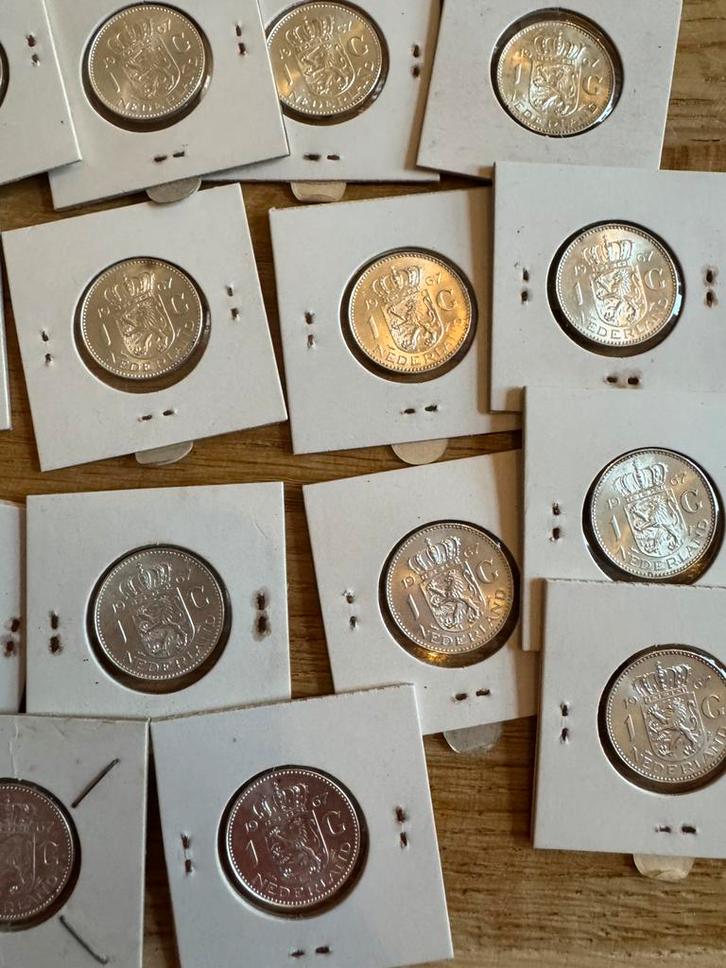 92x zilveren gulden 1967 veelal topconditie, Postzegels en Munten, Munten | Nederland, 1 gulden, Koningin Juliana, Ophalen of Verzenden