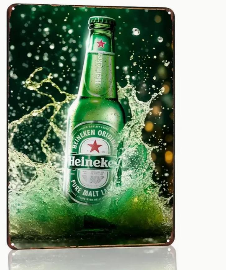 Wanddecoratiebord - HEINEKEN, Verzamelen, Merken en Reclamevoorwerpen, Nieuw, Reclamebord, Ophalen of Verzenden