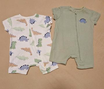 Romper set maat 62 - Dinosaurus motief beschikbaar voor biedingen