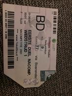 TICKET WEDSTRIJD 1NACOMPWTIE FC ZWOLLE 2001, Ophalen of Verzenden, Zo goed als nieuw, Overige binnenlandse clubs, Overige typen