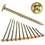 Tellerkop houtschroeven 120-180 -360 carport restant, Tuin en Terras, Palen, Balken en Planken, Ophalen of Verzenden, Nieuw, 250 cm of meer