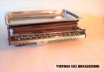 retro vintage EKS keuken weegschaal analoog bruin, Keukenweegschaal, Analoog, Ophalen of Verzenden, Gebruikt