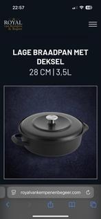 Gietijzeren Braadpan - Perfect voor Stoofpotten!, Nieuw, Ophalen of Verzenden, Koekenpan of Braadpan, Gietijzer