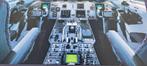 Fokker 100 cockpit poster, Ophalen of Verzenden, Zo goed als nieuw, Kaart, Foto of Prent