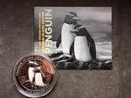 2020 New Zealand - Chatham Crested penguin - 1 oz silver coa, Ophalen of Verzenden, Losse munt, Zilver