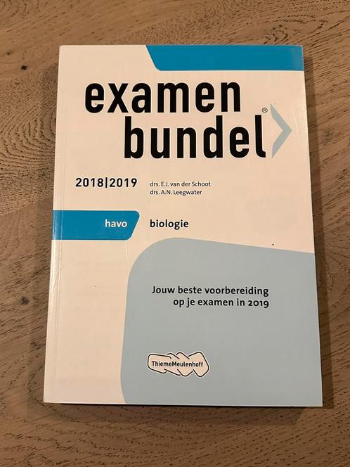 Examenbundel havo Biologie 2018/2019, Boeken, Schoolboeken, Zo goed als nieuw, Nederlands, Ophalen of Verzenden