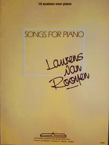 Bladmuziek / Songs for Piano door Laurens van Rooyen beschikbaar voor biedingen