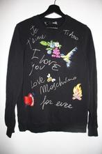 Love moschino trui - geborduurd / print zwart M/38, Maat 38/40 (M), Zwart, Zo goed als nieuw, Moschino
