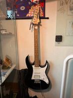 Ibanez Gio GRX40 Black Knight - Elektrische Gitaar, Ophalen, Zo goed als nieuw, Semi-solid body, Ibanez