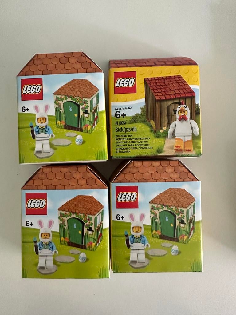 Lego diverse toffe paassets 3x 5005249 1x 5004468, Ophalen of Verzenden, Nieuw