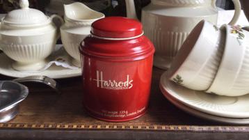 Theeblik Harrods Knightsbridge London/earl grey tea 125 gr. beschikbaar voor biedingen