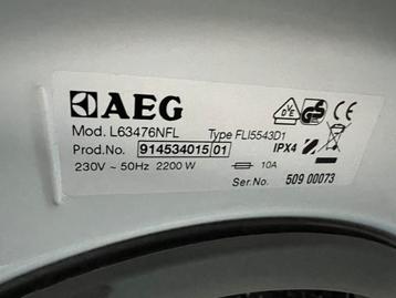 wasmachine weg L63476NFL beschikbaar voor biedingen