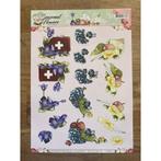 Knipvel Precious Marieke - fruit bloemen beterschap, Hobby en Vrije tijd, Kaarten | Zelf maken, Ophalen of Verzenden, Nieuw, Overige thema's