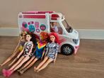 Barbie ambulance met extra barbies, Ophalen, Gebruikt, Barbie