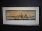 Originele gravure stadsgezicht Essen Rurh Duitsland Merian, Antiek en Kunst, Kunst | Etsen en Gravures, Ophalen of Verzenden