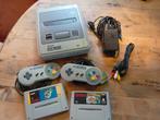 Gereinigde Super Nintendo SNES Mario Set, Spelcomputers en Games, Spelcomputers | Nintendo Super NES, Ophalen of Verzenden, Zo goed als nieuw