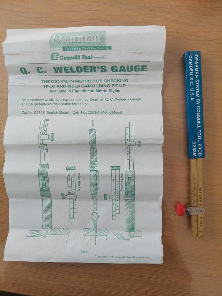 Dearman Lasnaad Afstandsmeter D253M, Doe-het-zelf en Verbouw, Gereedschap | Handgereedschap, Gebruikt, Ophalen of Verzenden