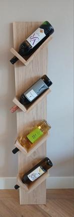 Wijn rek massief eiken, Ophalen of Verzenden, Zo goed als nieuw, Hout, Minder dan 50 cm