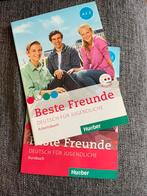 Duits leerboeken “beste freunde” werkboek + leerboek, Hueber, Ophalen of Verzenden, Zo goed als nieuw, Niet van toepassing