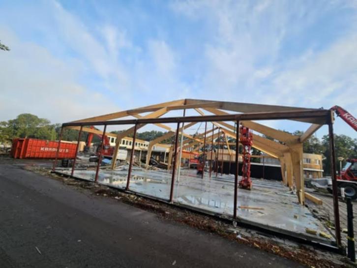 Hal bedrijfshal loods bedrijfspand overkapping ( 451 ), Tuin en Terras, Overkappingen, Ophalen