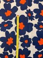 Japanse katoenen stof Voor jurken, jasjes & interieur, Hobby en Vrije tijd, Stoffen en Lappen, Blauw, Ophalen of Verzenden, 30 tot 120 cm