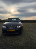 Saab 9-3 2.0 Turbo Aero Sport Sedan 2004 Zwart, Auto's, Saab, Voorwielaandrijving, 1998 cc, Beige, 4 cilinders