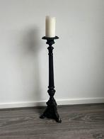 Kandelaar -  zwart - ijzer, Antiek en Kunst, Antiek | Kandelaars, Ophalen, Overige materialen