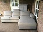 Loungebank+bankje gekoppeld, Huis en Inrichting, Banken | Bankstellen, Ophalen, Zo goed als nieuw, 150 cm of meer, Stof