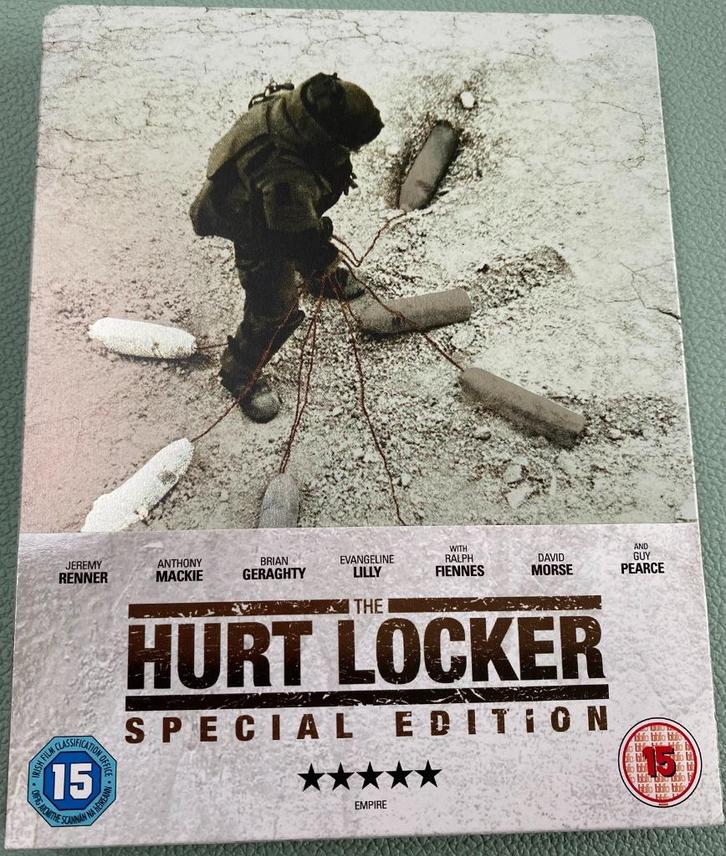The Hurt Locker special edition blu-ray steelbook + artcards, Cd's en Dvd's, Blu-ray, Zo goed als nieuw, Actie, Ophalen of Verzenden