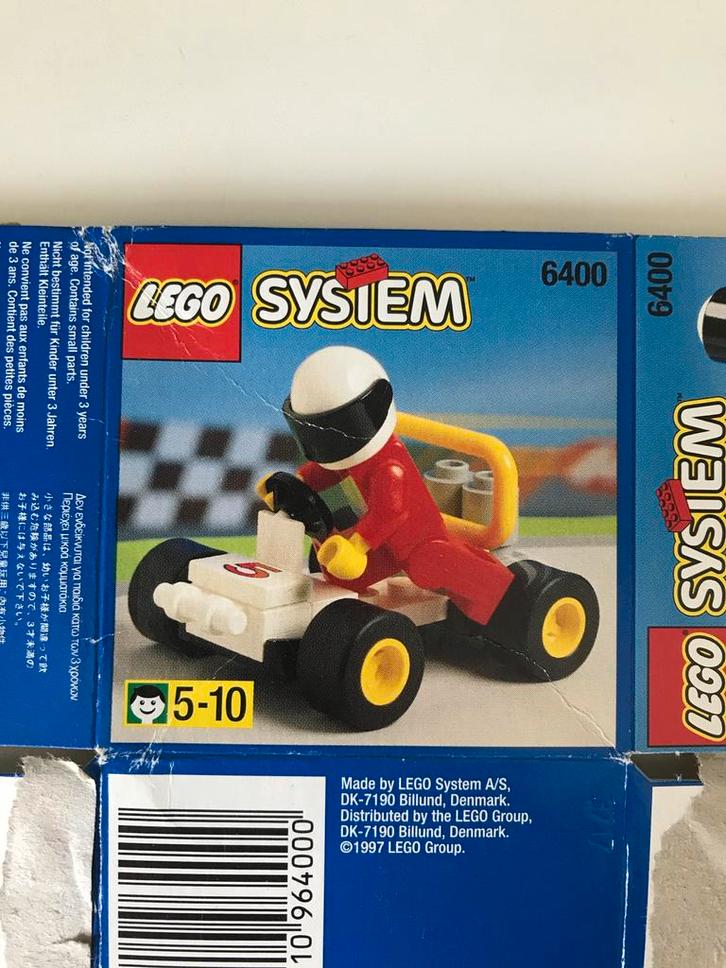 Lego System 6400 - Racewagen compleet in doos, Kinderen en Baby's, Speelgoed | Duplo en Lego, Gebruikt, Lego, Complete set, Ophalen of Verzenden
