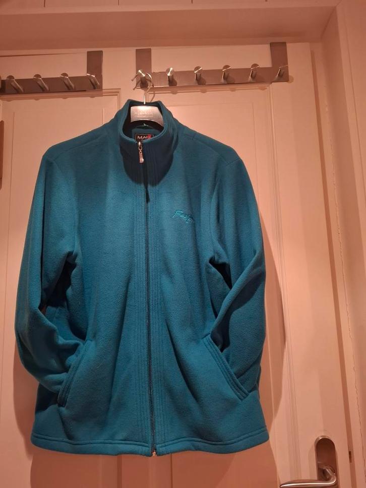 tk: zgan.FLEECE VEST PETROL mt.(L) XL, Kleding | Dames, Truien en Vesten, Zo goed als nieuw, Maat 46/48 (XL) of groter, Overige kleuren