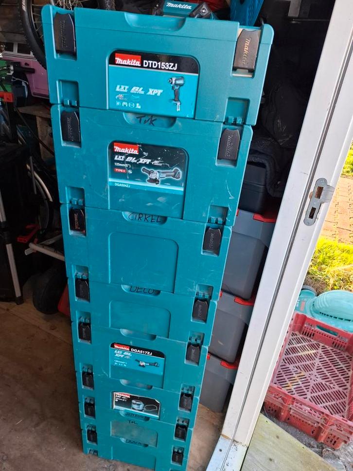 Makita Systainers - Met en zonder inlay, Doe-het-zelf en Verbouw, Gereedschapskisten, Ophalen