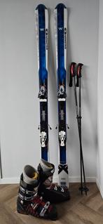 Complete ski set Salomon incl. skischoenen maat 45, Sport en Fitness, Skiën en Langlaufen, 160 tot 180 cm, Gebruikt, Ski's, Salomon