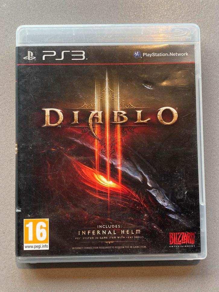 Diablo III - PS3, Spelcomputers en Games, Games | Sony PlayStation 3, Gebruikt, Role Playing Game (Rpg), 2 spelers, Vanaf 16 jaar